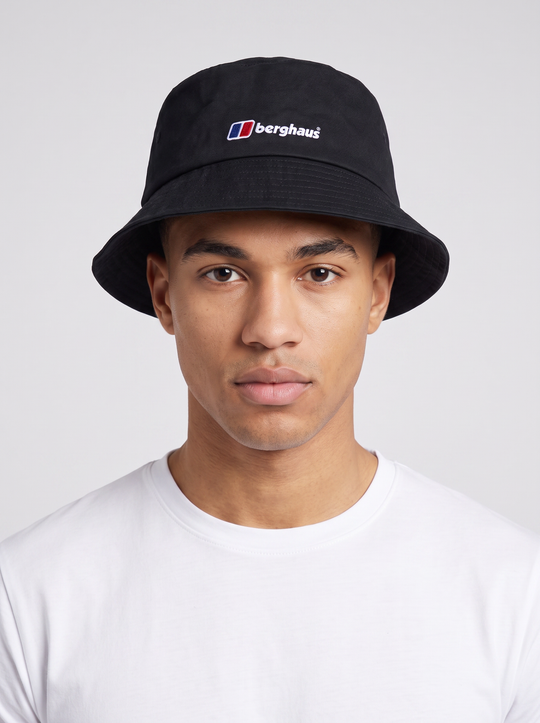 Men's Berghaus Black Recognition Bucket Hat
