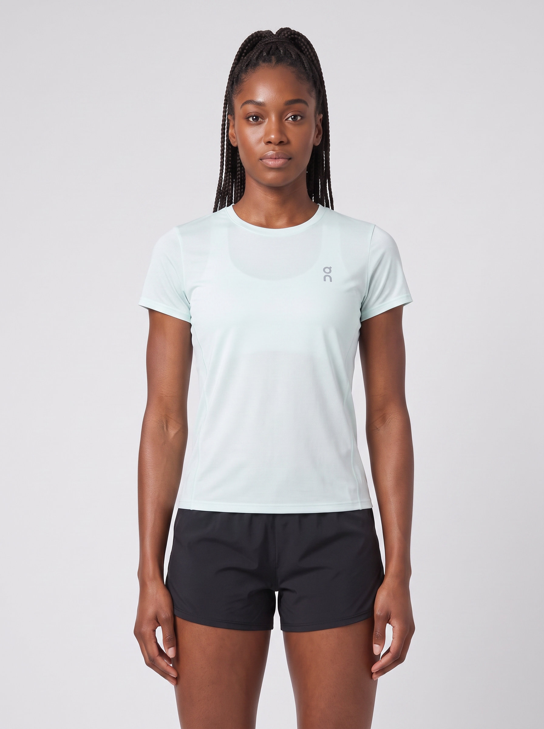Women's On Running Core-T 1 Flurry — on model