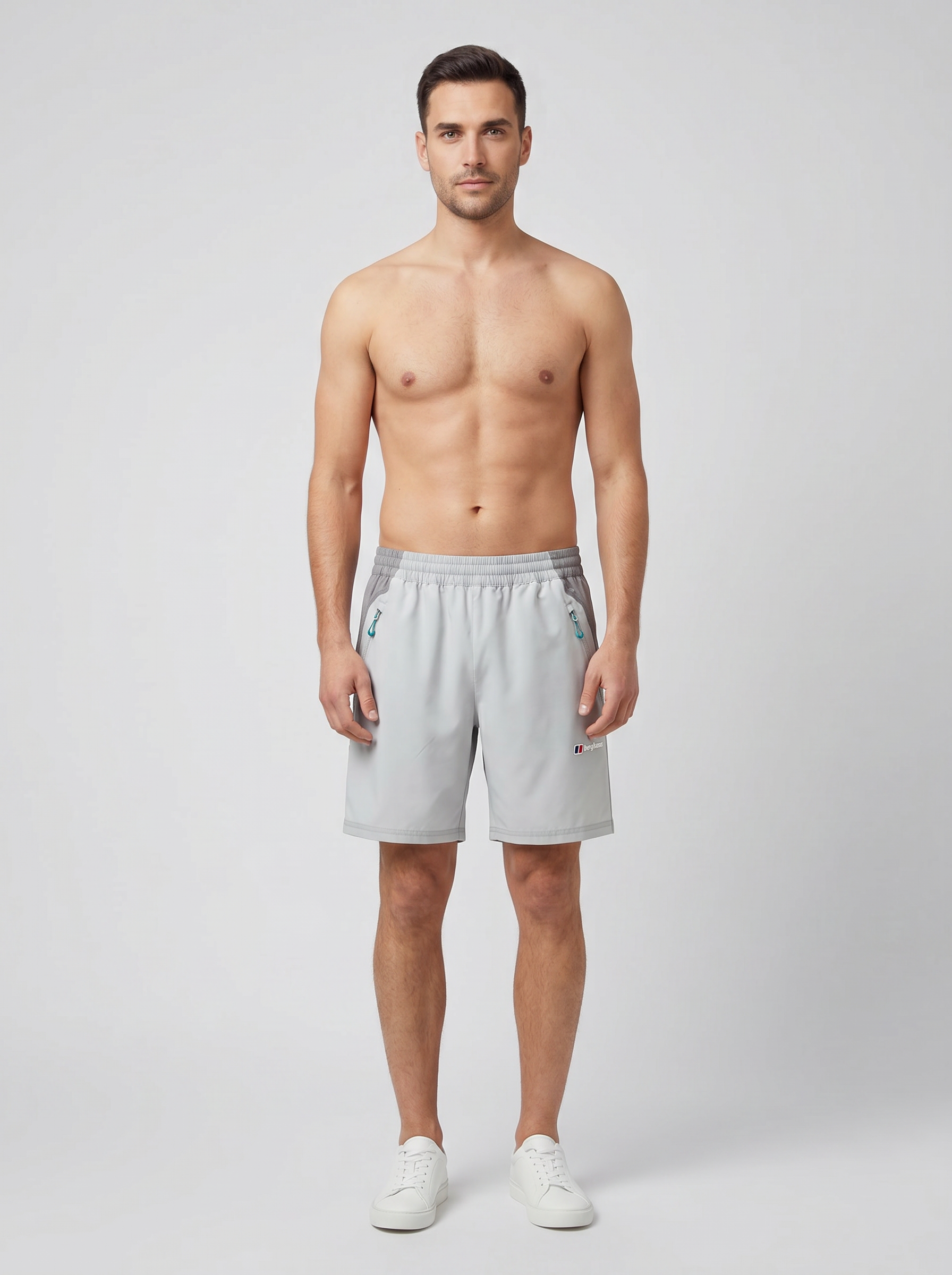 Men's Berghaus Grey Wavertree Short — on model