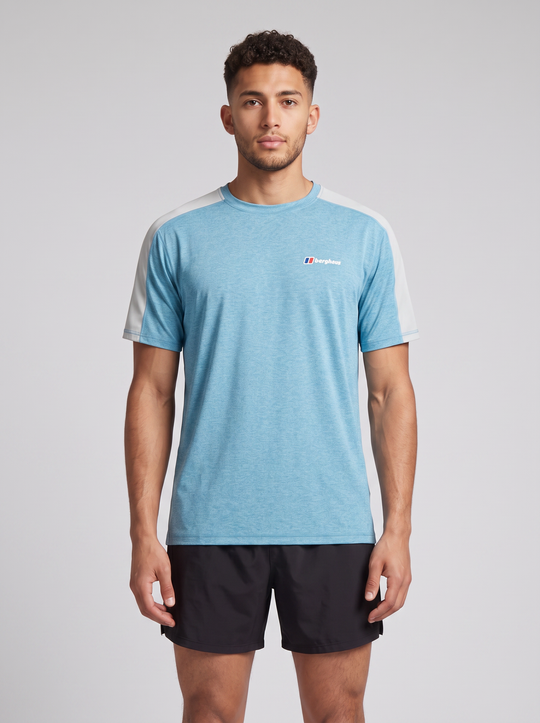Men's Berghaus Farndale Tech Tee Genetic Blue Polar