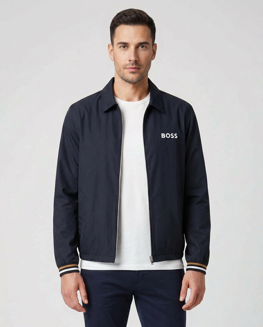 Mens Paul Smith Navy Coach Jacket
