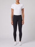 Women's Salomon Shakeout Core Tights in Black — on model