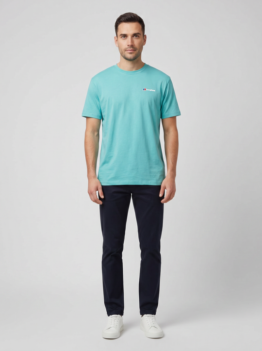 Men's Berghaus Blue Dawdon Tech T Shirt & Grey Wavertree Short Set