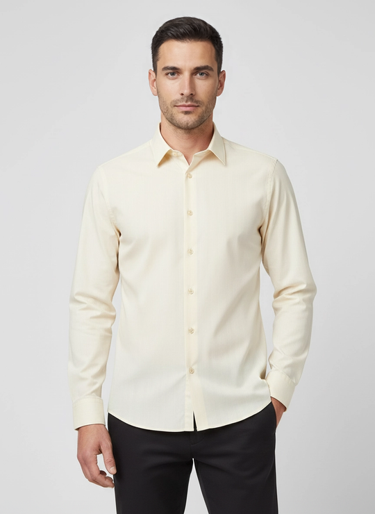 Men's Paul Smith White Long Sleeve Tailored Fit Shirt