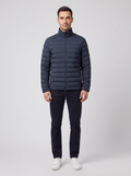 Men's UBR Sonic Jacket in Navy — on model
