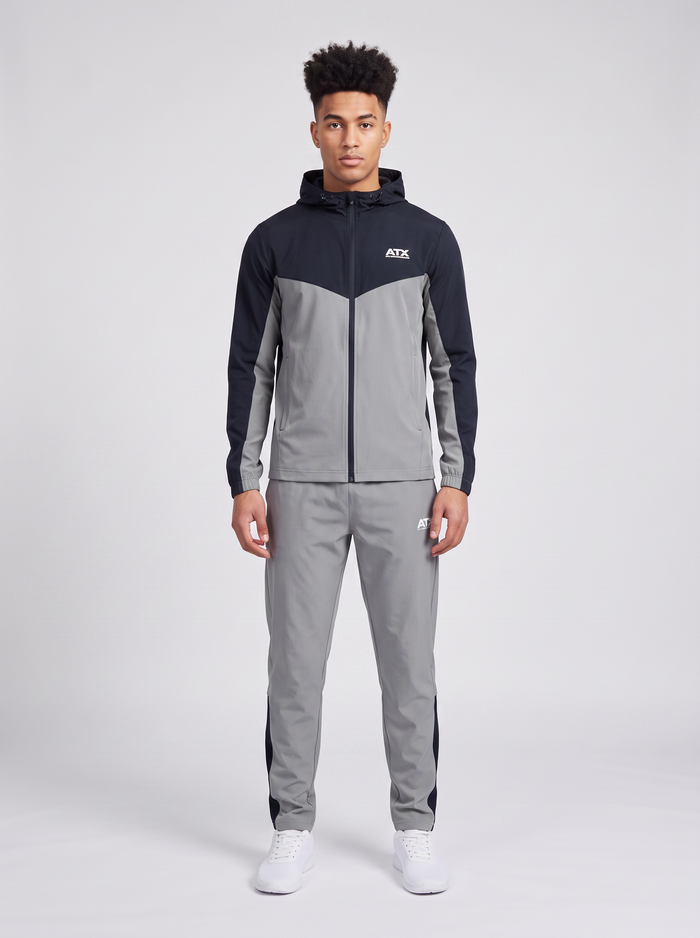 Men's ATX Boulder 2.0 Jacket & Pant In Navy/Dark Grey Tracksuit Set