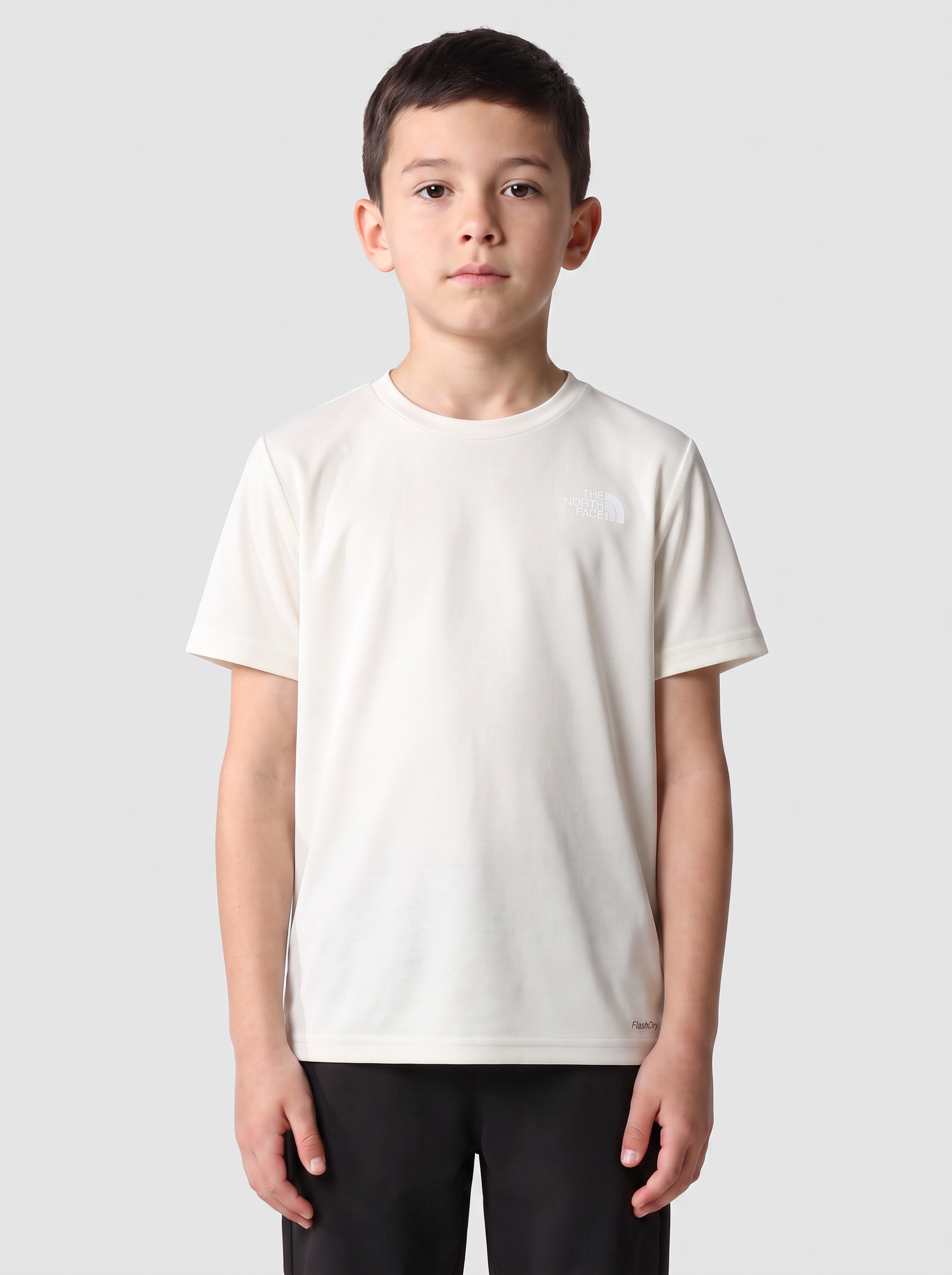 Teen The North Face New 24/7 SS T-Shirt White — on model