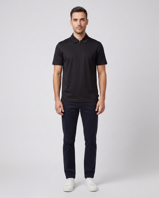 BOSS Black H-Paras 50 Black Polo Shirt