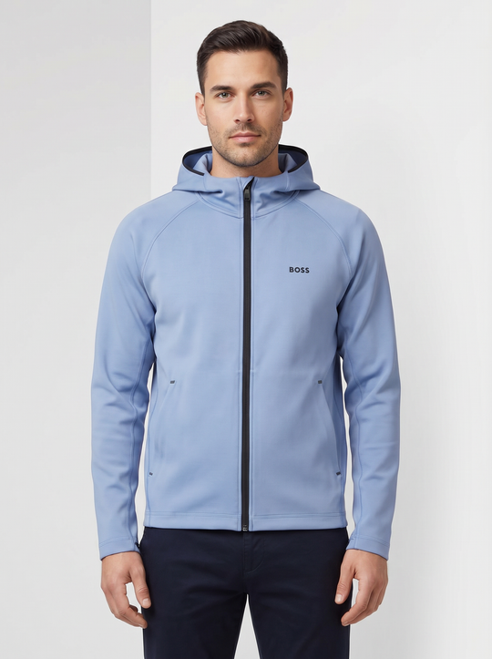 BOSS Green Sicon Active Light/Pastel Blue Hoodie