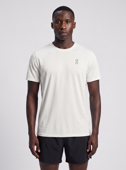 Men's On Running Undyed White Core T Shirt — on model