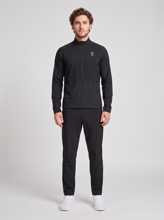 Men's On Running Weather Jacket 3 & Weather Pants Black Tracksuit Set