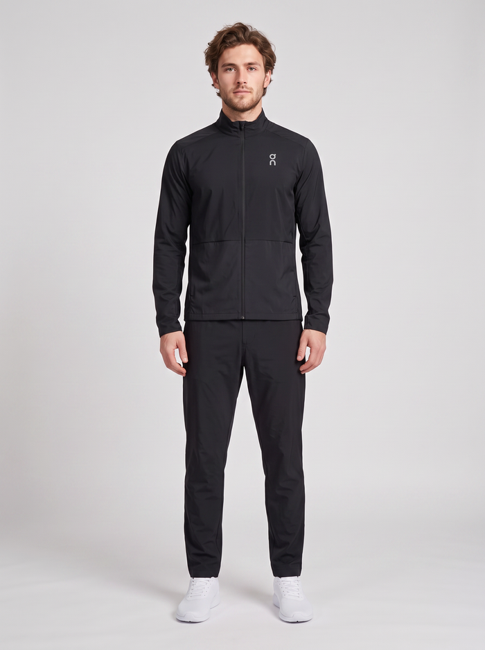 Men's On Running Weather Jacket 3 & Weather Pants Black Tracksuit Set