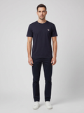 Men's Paul Smith Navy Short Sleeve Reg Fit Zebra T-Shirt — on model