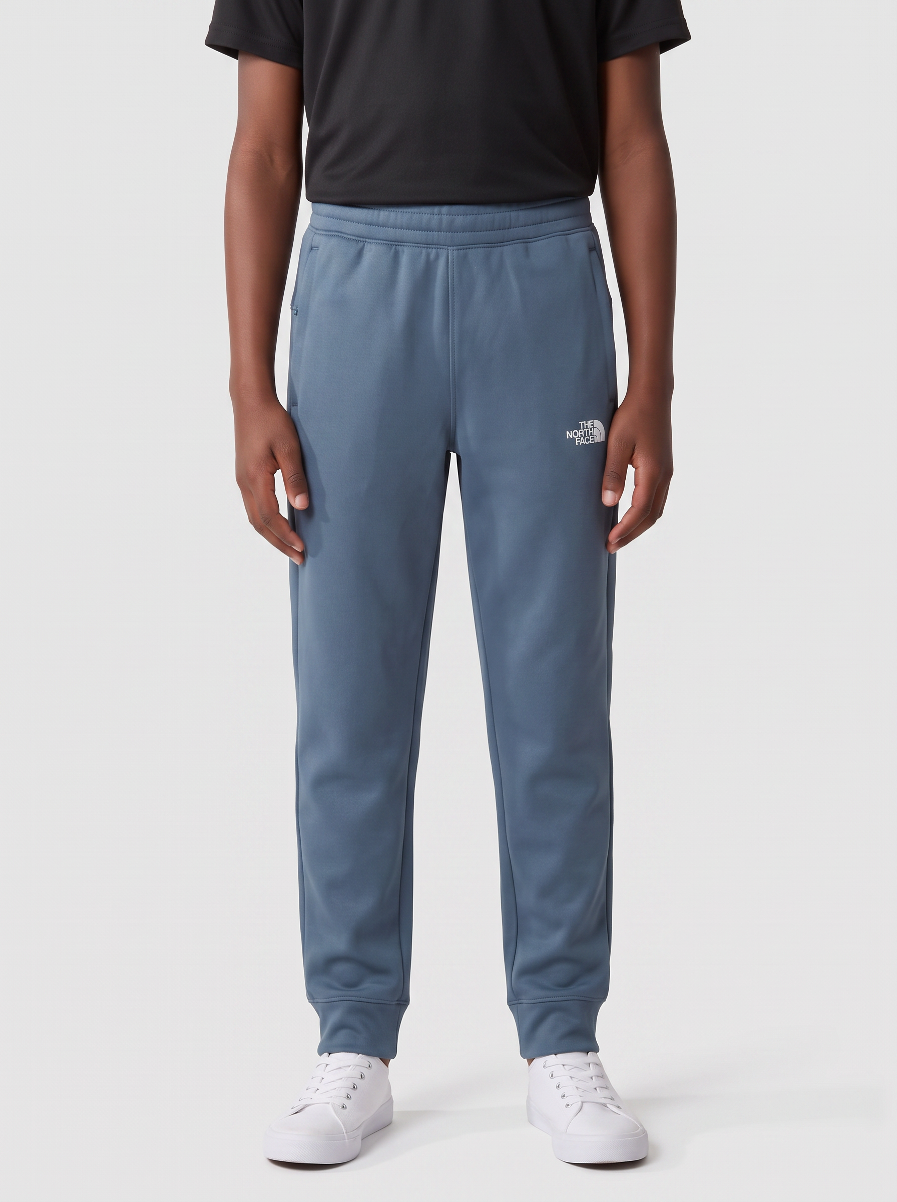 Teen The North Face Performance Fleece Joggers Granite — on model