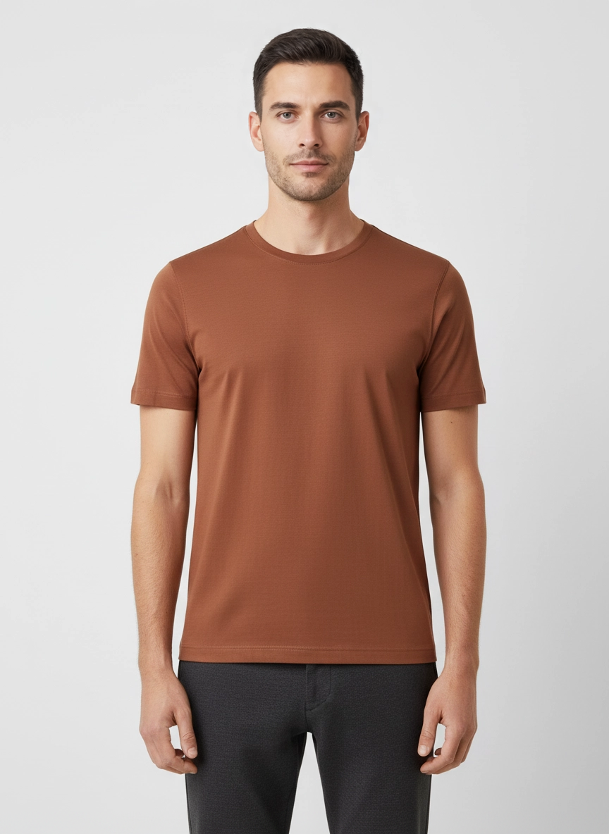 Men's Gran Sasso Auburn Mercerised T Shirt