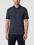 BOSS Black H-Powell 102 Dark Blue Polo Shirt - Model Shot