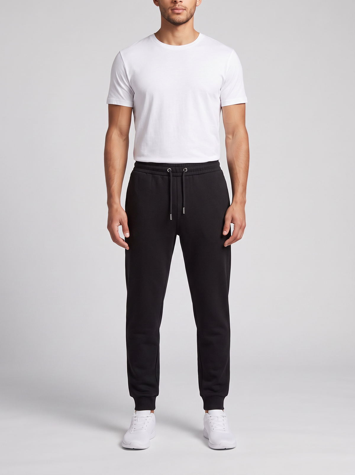 Men's Catini Coporto Joggers in Black — on model