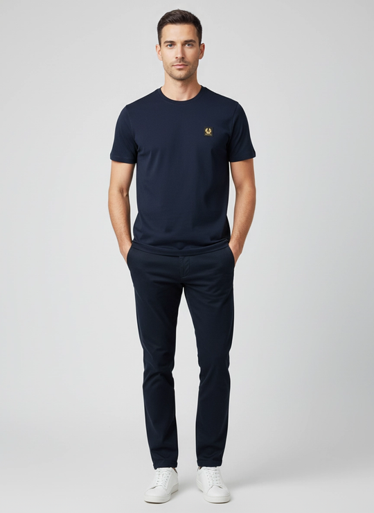 Men's Belstaff Dark Ink Belstaff T Shirt