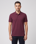 BOSS Green PL GOC Dark Pink Polo Shirt — on model