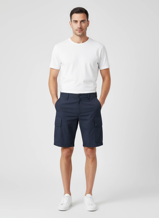 Men's Belstaff Dark Ink Drome Shorts