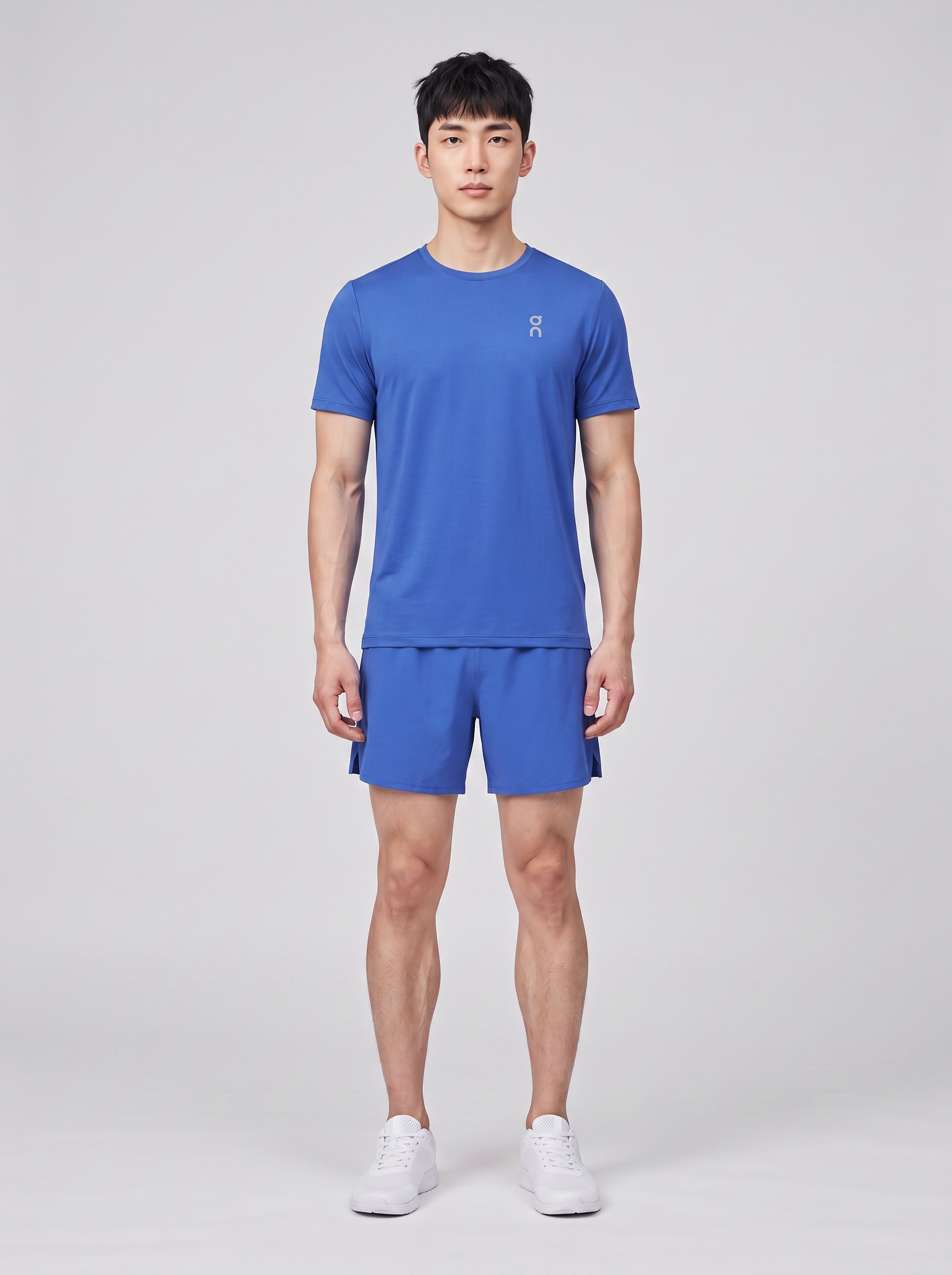 Men's On Running Core-T 1 Jay & 7" Core Shorts Set — on model