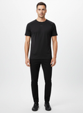 BOSS Green Tee Active 1 Black T Shirt - Model Shot
