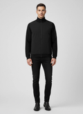 BOSS Green KN_Momentum-X HY Black Knitwear on model