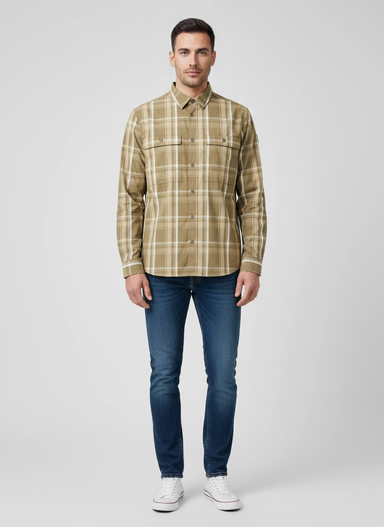 Mens Belstaff Fleet Green Shirts