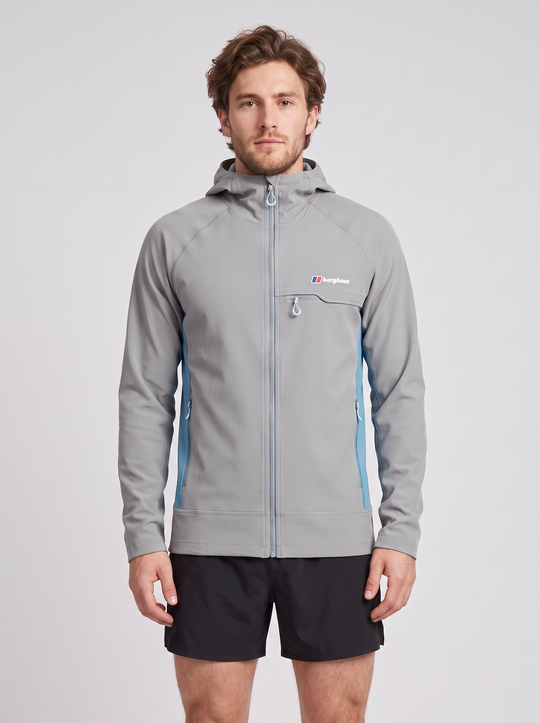 Men's Berghaus Wavertree Hooded Jacket in Grey