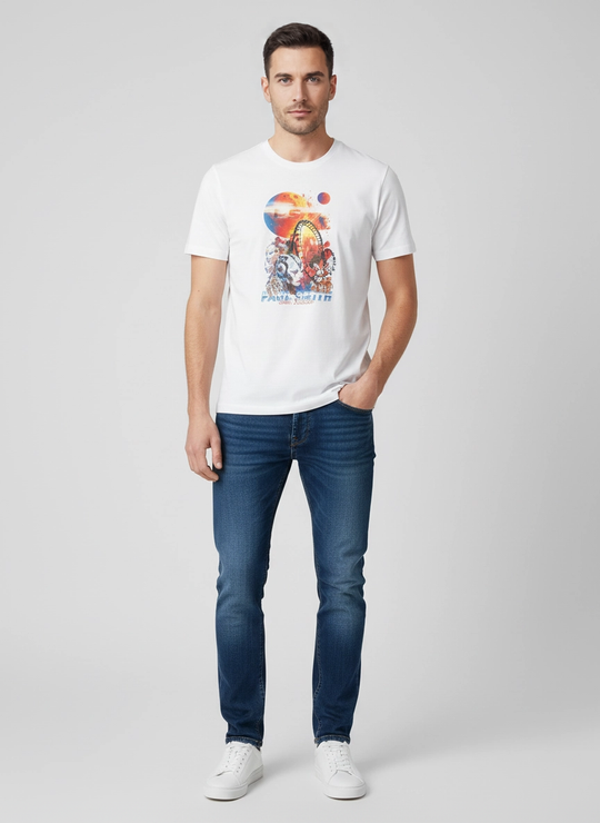 Men's Paul Smith White Regular Fit Soul Kitchen T Shirt