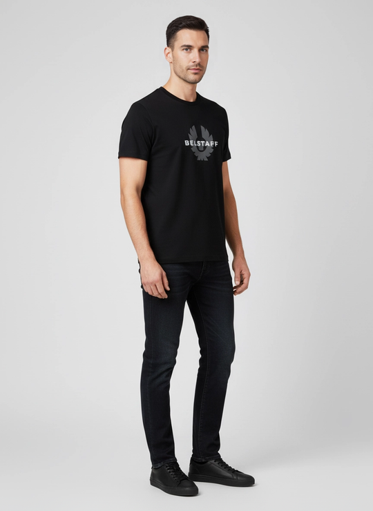 Mens Belstaff Surface BLACK T Shirts