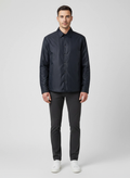 BOSS Black P-LUKE-PADD-261 Dark Blue Shirt on model