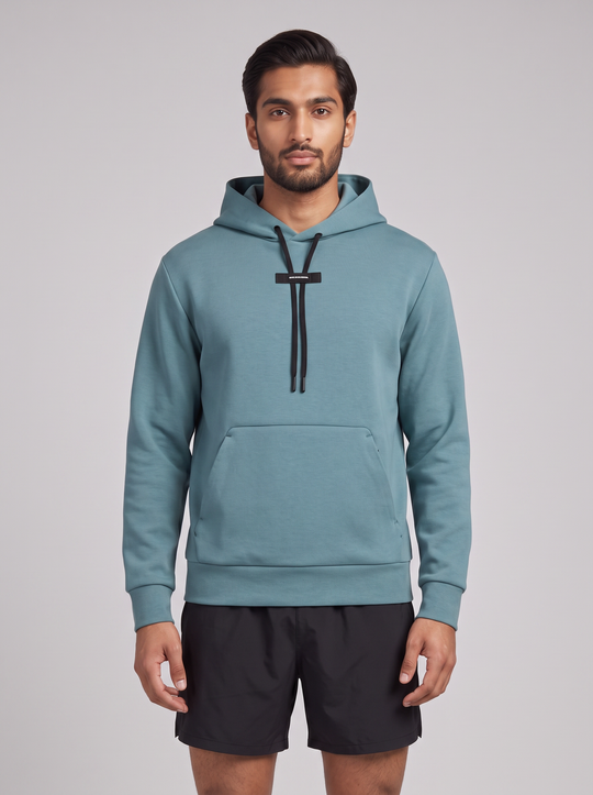 Men's On Running Focus Tech Hoodie 1 Agave