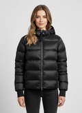 Women's Parajumpers Pencil Black Mariah Jacket on model