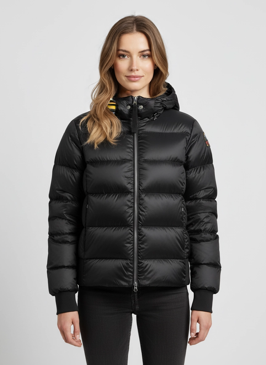 Women's Parajumpers Pencil Black Mariah Jacket on model
