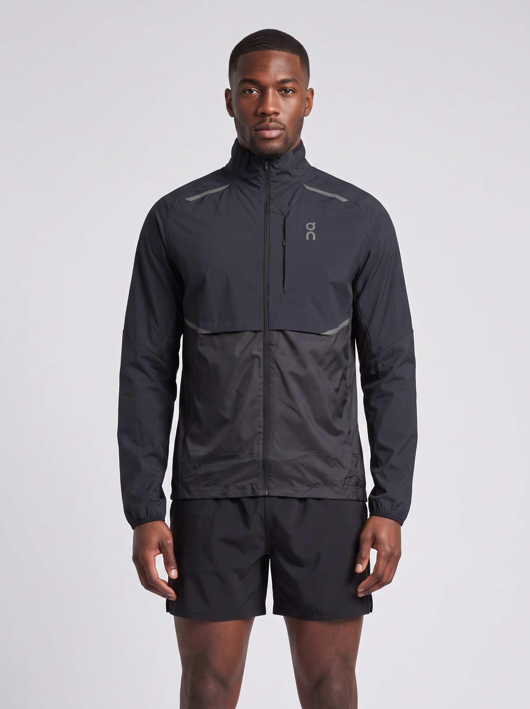Men's On Running Black Weather Jacket