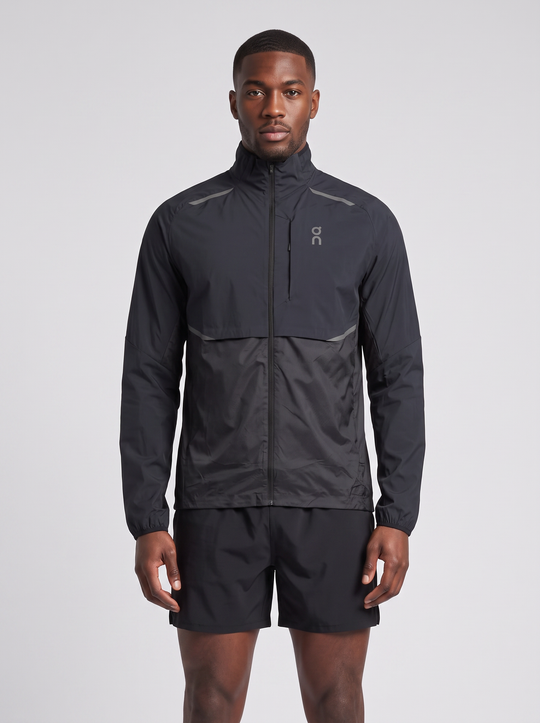 Men's On Running Black Weather Jacket