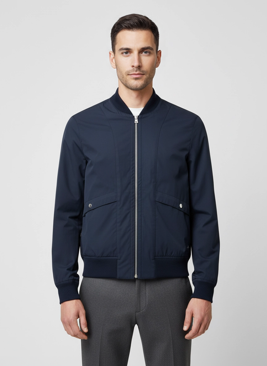 Mens Paul Smith Bomber Navy Jacket