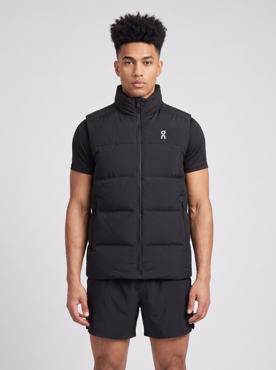 Men's On Running Black All Day Puffer Vest