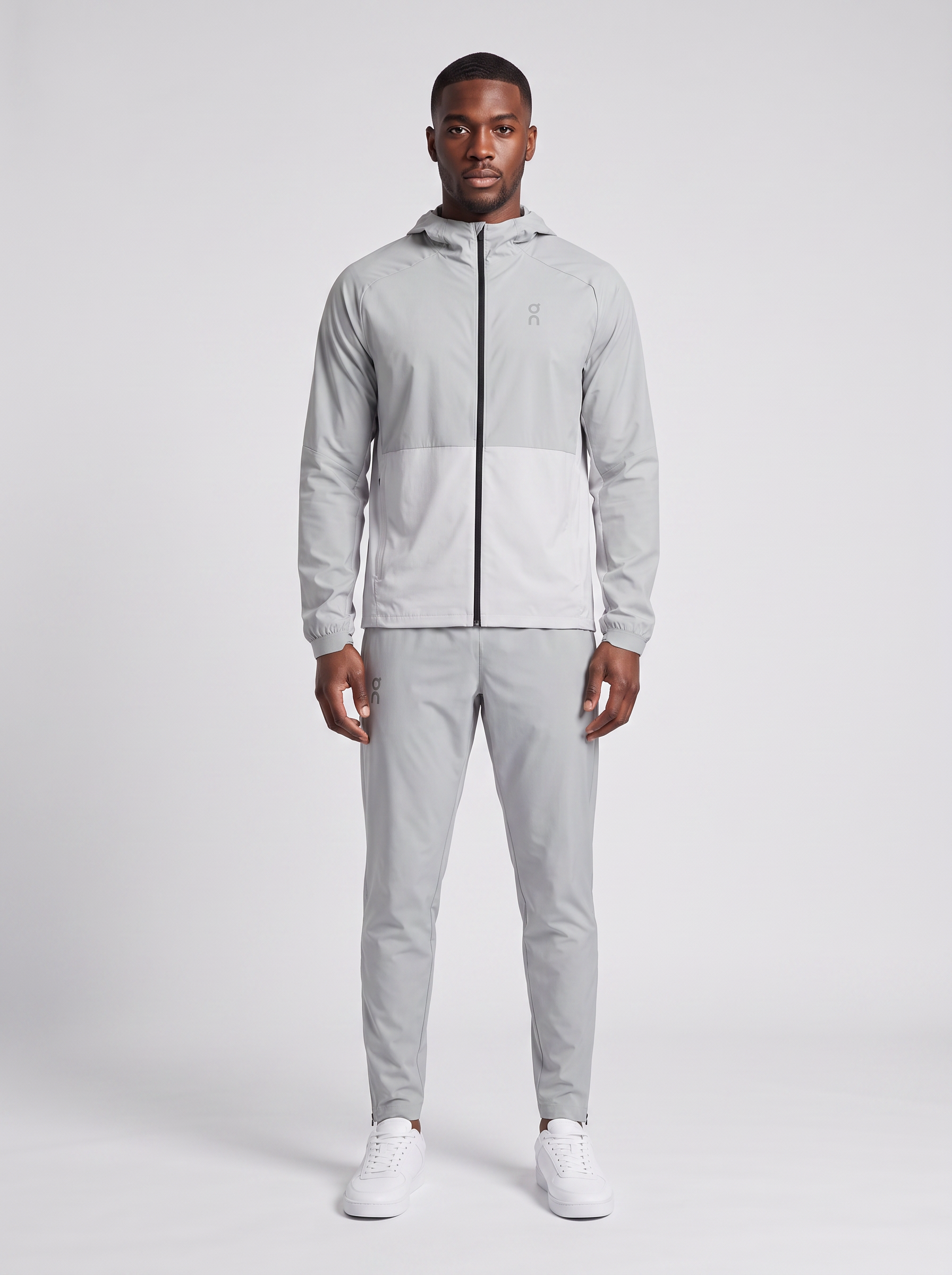 Men's On Running Core Jacket 1 Apollo | Glacier & Core Pants 1 Apollo Tracksuit Set