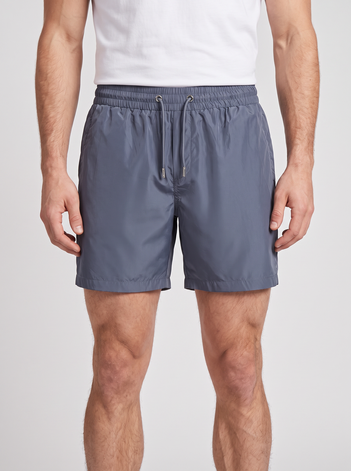 Men's Catini Baratti Versatile Shorts in Slate — on model
