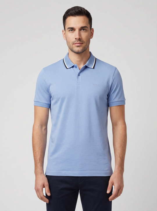 BOSS Green PL_Join Paddy Light/Pastel Blue Polo Shirt