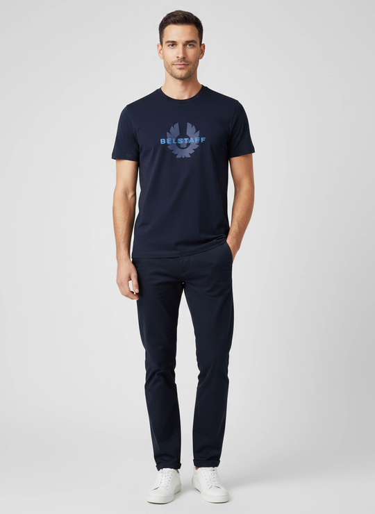 Mens Belstaff Surface Dark Navy T Shirts
