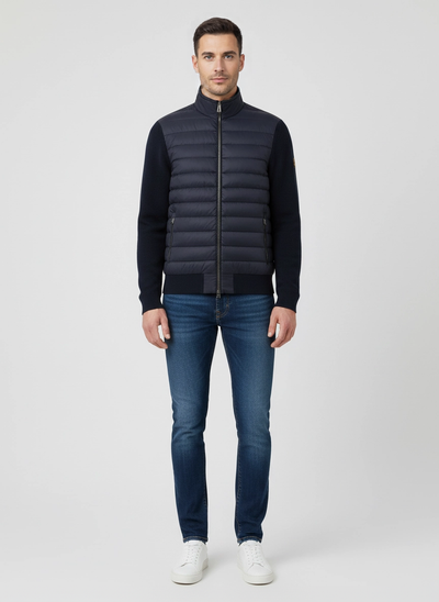 Mens Belstaff Control Dark Navy Knitwear