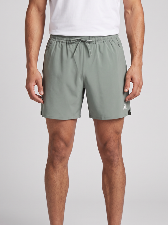 Mens Salomon SHKout C NO L SHTS 7'' Castor Gray Short