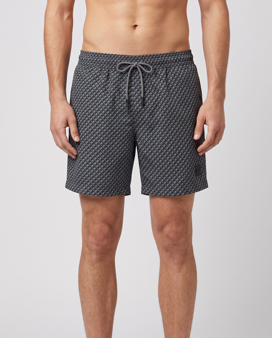 BOSS Black Vibe Open Grey Swimshorts