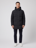 Men's UBR Titan Parka in Black — on model
