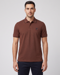 Mens Belstaff Tipped Polo Oxblood Polo Shirts