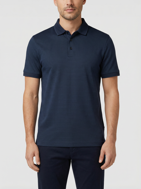 BOSS Black H-Parlay 242 Dark Blue Polo Shirt