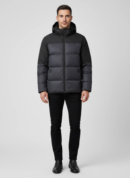 Mens BOSS Green OW_Block-X JT HD Dark Blue Jacket